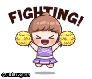 Fangirl @englishchatz whatsapp stickers