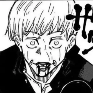 🍣 Toge Inumaki Jujutsu Kaisen Anime, Manga, Discorso maledetto, Toge Inumaki, Jujutsu Kaisen, Personaggio telegram sticker