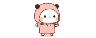 🔰 kawaii, cute, adorable, pink, animated, sticker telegram sticker