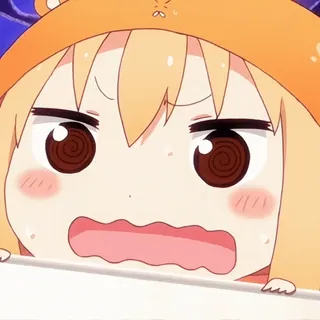 😵💫 Umaru Doma Himouto! Umaru-chan telegram sticker