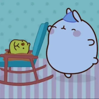 Molang land🐰 by @molangtikel :: @fStikBot telegram stickers