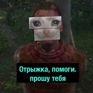 😿 Отрыжка, помоги. прошу тебя telegram sticker