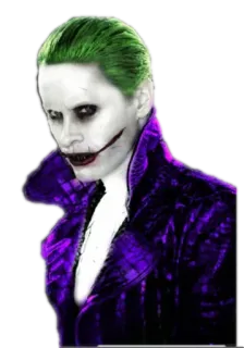 😒 Joker Joker, DC Comics, villain, comic book character, clown telegram sticker