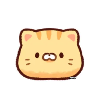 😳 wenfari cat, cartoon, cute, animal, pet, kawaii telegram sticker