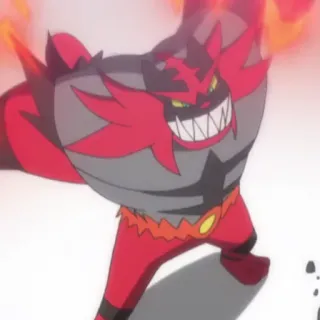 😈 Incineroar Pokémon pokemon, incineroar, fire, fighting, monster, anime, game telegram sticker