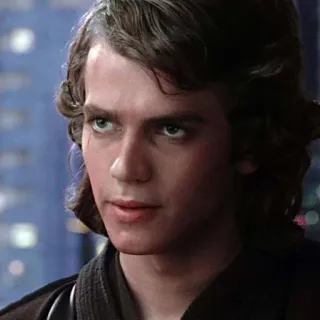 😄 Anakin Skywalker Star Wars anakin, star wars, hayden christensen, jedi telegram sticker