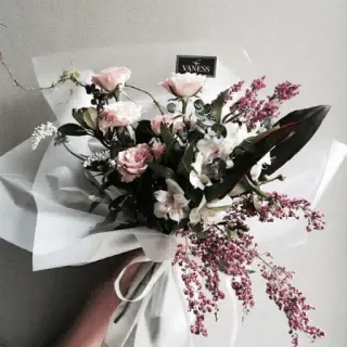 🌸 VANESS kwiaty, bukiet, kompozycja kwiatowa, prezent, róże telegram sticker