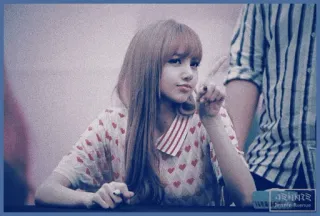 💧 Lisa Frau, K-Pop, Sängerin, Person, Promi, Lisa telegram sticker