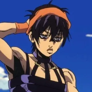 🤔 Narancia Ghirga JoJo's Bizarre Adventure Anime, Le bizzarre avventure di JoJo, Narancia Ghirga, Personaggio, Manga, Arancione, Capelli scuri whatsapp sticker
