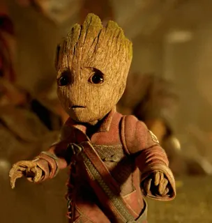 🌴 Groot Guardians of the Galaxy Groot, Vệ binh dải ngân hà, Marvel, Baby Groot, Nhân vật, Phim, Cây, Siêu anh hùng telegram sticker