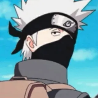 ⚡️ Kakashi Naruto anime, naruto, kakashi, ninja, manga, character, cartoon telegram sticker