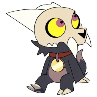 😶 King The Owl House kartun, animasi, karakter, iblis, The Owl House, King, imut telegram sticker