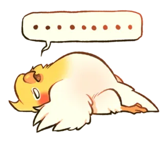 😟 ....... Dessin animé, Mignon, Endormi, Adorable, Épuisé whatsapp sticker
