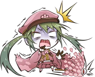 Hatsune Miku senbonsakura :: @line_stickers telegram stickers