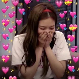 😍 Jennie kpop, herzen, süß, jennie, koreanisch, liebe telegram sticker