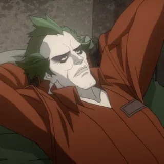 💉 Joker Joker, DC Comics, Villain, Criminale, Gotham, Arkham, Pazzo telegram sticker