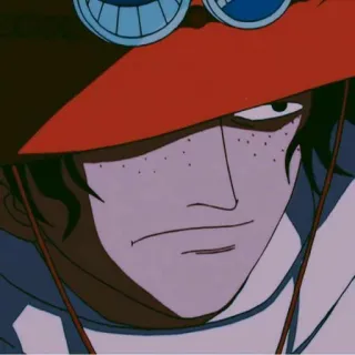 😎 Ace One Piece Anime, One Piece, Ace, Charakter, Manga telegram sticker