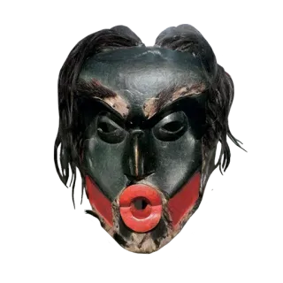 😗 маска, трайбл, культура, искусство telegram sticker