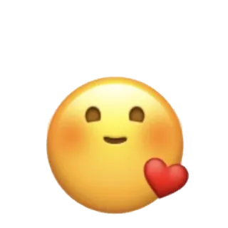 🙂 biểu tượng cảm xúc, mặt cười, trái tim, tình yêu, tình cảm telegram sticker