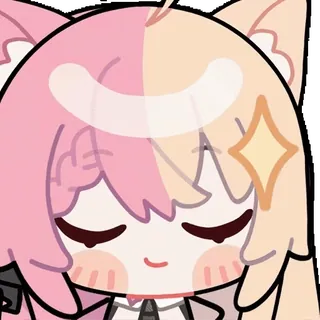 🥳 Mikeneko Vtuber telegram sticker
