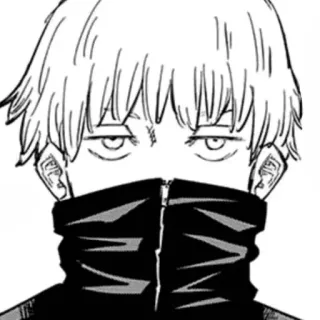 😒 Satoru Gojo Jujutsu Kaisen Anime, Manga, Gojo Satoru, Jujutsu Kaisen, Postać telegram sticker