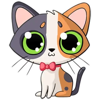 😼 Katze, Kätzchen, süß, Tier, Aufkleber, Haustier, Cartoon telegram sticker