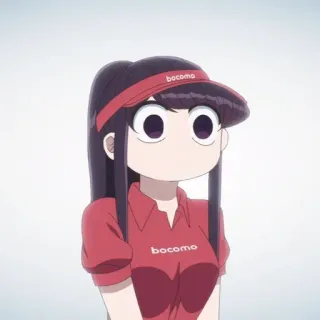 🍬 Komi Shouko Komi Can't Communicate bocomo Anime, Komi Can't Communicate, Komi Shouko, Desenho animado, Garota telegram sticker