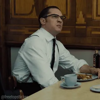 🔫 Tom Hardy homme, acteur, table, portrait, célébrité, personne whatsapp sticker