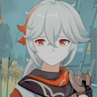 😕 Kaedehara Kazuha Genshin Impact Anime, Jeu, Genshin Impact, Kaedehara Kazuha, Kazuha telegram sticker
