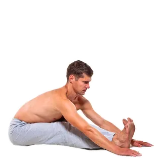 😃 yoga, man, stretching, exercise, fitness telegram sticker