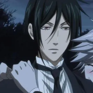 🔌 Sebastian Michaelis Black Butler อนิเมะ, ปีศาจ, พ่อบ้าน, เซบาสเตียน มิคาเอลิส, คนลึกไขปริศนา telegram sticker