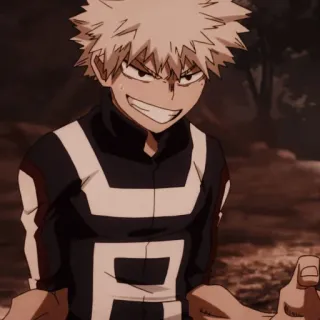 🧚 Bakugo Katsuki My Hero Academia Anime, Manga, Bakugo, My Hero Academia, Personaje whatsapp sticker