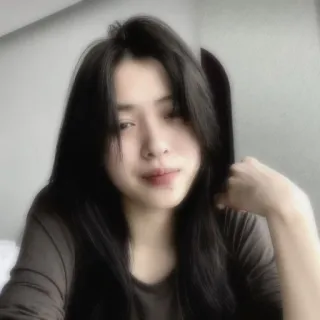 🐾 woman, portrait, asian, girl, beauty, person telegram sticker