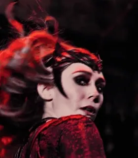 ✨ Scarlet Witch Scarlet Witch, Marvel, Wanda Maximoff, Elizabeth Olsen, Supereroe, Magia, Vendicatore telegram sticker