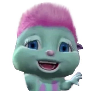 🥴 Bibble Bibble, Fairytopia, Cartone animato, Barbie, Creatura, Carino whatsapp sticker