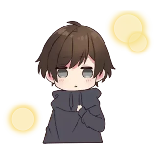 🥺 anime, chibi, cute, boy, cartoon telegram sticker