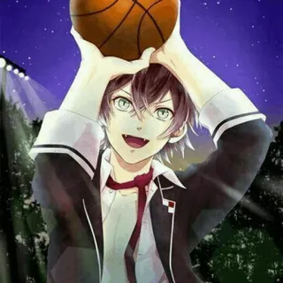 🏀 Anime, Basketball, Personnage, Vampire, Sport, Manga telegram sticker