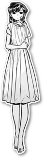 👗 Komi Shouko Komi Can't Communicate Anime, Manga, Linda, Chica, Komi Can't Communicate telegram sticker