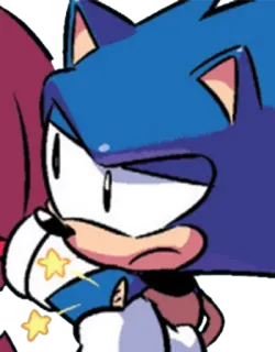 😎 Sonic sonic, cartoon, gaming, blue hedgehog telegram sticker