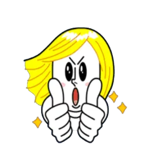 👌 Pouce levé, Positif, Excitation, Joie, Approbation, Dessin animé whatsapp sticker
