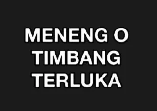 💀 MENENG O
TIMBANG
TERLUKA telegram sticker