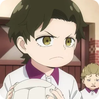 🙂 Damian Desmond Spy x Family Anime, Damian Desmond, Spy x Family, En colère, École, Étudiant whatsapp sticker