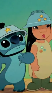 👀 Stitch стич, лило, дисней, мультфильм, персонаж, анимированный telegram sticker