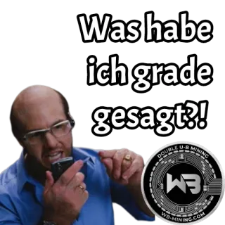 🤬 Was habe ich grade gesagt?! question, homme, parlant, en colère, film telegram sticker