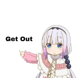 Kanna Chan by @Raizel_Kun whatsapp stickers