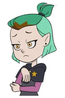 😮 Amity Blight The Owl House Phim hoạt hình, Nhân vật, Tai họa, Tình bạn, Phép thuật telegram sticker