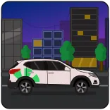 🚗 city, car, travel, transportation telegram sticker