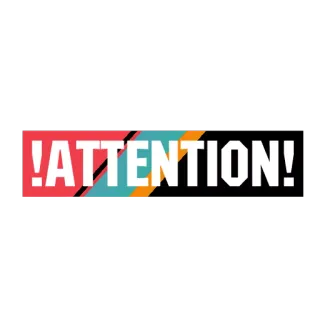 📌 ATTENTION! Achtung, Warnung, Ausrufezeichen, Alarm, Hinweis telegram sticker
