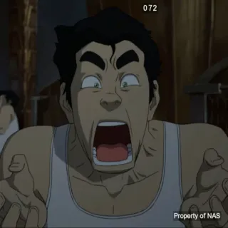 😵 Bolin The Legend of Korra Dessin animé, Anime, La légende de Korra, Bolin, Personnage, Drôle, Réaction telegram sticker