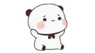 🍩 sad, panda, cry, cute, kawaii, tearful telegram sticker
